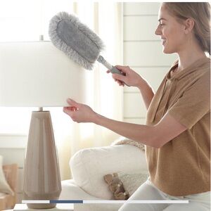 NWT, Norwex- EnviroWand® With Two-Sided Duster, Graphite (mini size)